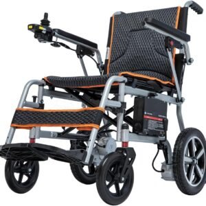 Ultra-Lightweight Folding Electric Wheelchair, 33 lb Aluminum Frame, 10-Mile Range