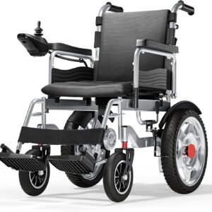 Long-Range Folding Electric Wheelchair, Alloy Frame, 25-Mile Range